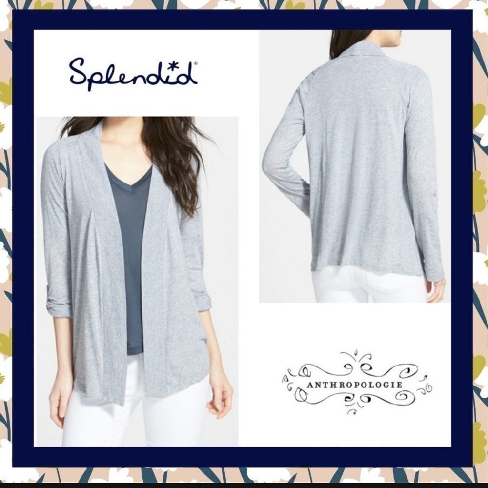 Anthropologie Splendid Super Soft Open Cardigan S